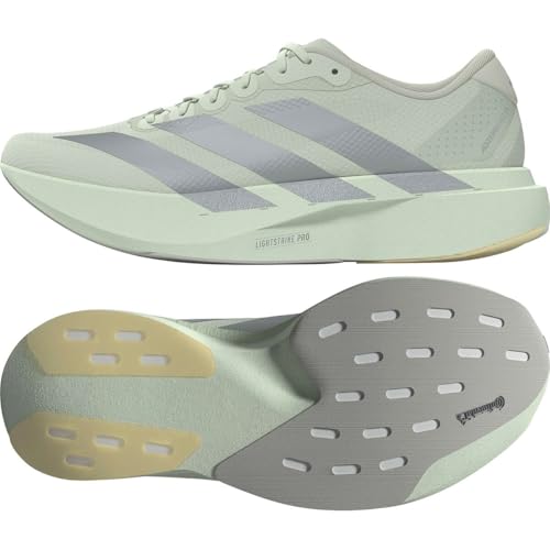 Image of adidas, Women's, Adizero Evolution Sl Running Shoes, Crystal Jade /Tech Grey Metallic /Wonder Silver, 10, Medium
