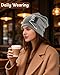AWAYTR Slouchy Beanie Hat for Women - Fashion Knit Skull Cap Lightweight Chemo Hats Nightcap for All Seasons (Grey)