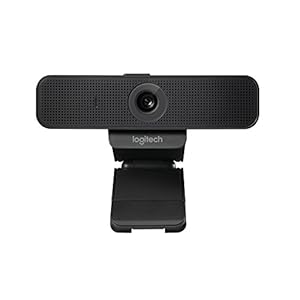 Logitech Webcam professionnelle C925e HD 1080p – Champ de vision 78° – Autofocus – Technologie RightLight 2 – Cache – 2 microphones stéréo – PC/Mac – Noir (reconditionné)