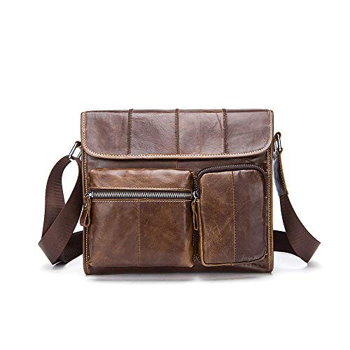 [JayKon Design] ショルダーバッグ 本革 牛革 メッセンジャーバッグ