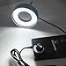 Microscopes Equipment 8000K 72-47mm 9W/10W 144/152 LED Microscope Ring Light Illuminator Lamp for Industry Stereo Microscope Lens Camera(144 LED 72mm 9W)