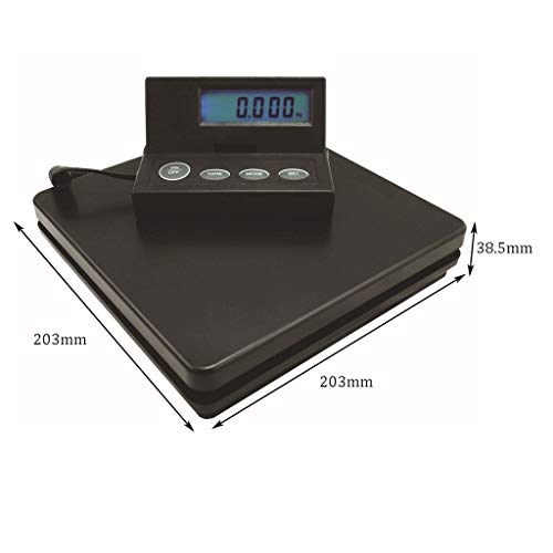 Báscula digital de plataforma grande 50kg con cable USB miniatura 3