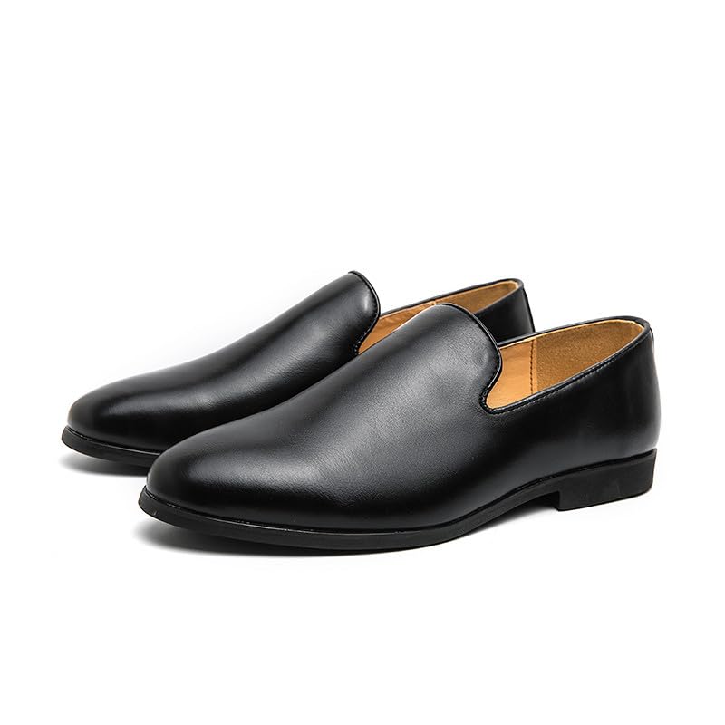 Santimon Men Loafers Casual Slip-On Shoes for Men Fashion Formal Dress Tuxedo Business Shoes4