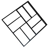 YARNOW Verwenden Sie zu Fuß Rechteckig Quadratisch für Kleine Formen Zement Beton cm Terrassengitter* cm Formen Formteil Wiederverwendbarer Kunststoff Manuell Rasen Betonpflaster Gehweg