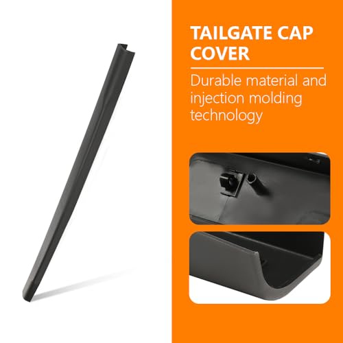 Image of G-PLUS Tailgate Moulding Cap Compatible with Ford F250 F350 F450 Super Duty 2008-2016 (NOT Fit Integrated Step), Tailgate Protector Cover, FO1904104, BC3Z9940602B