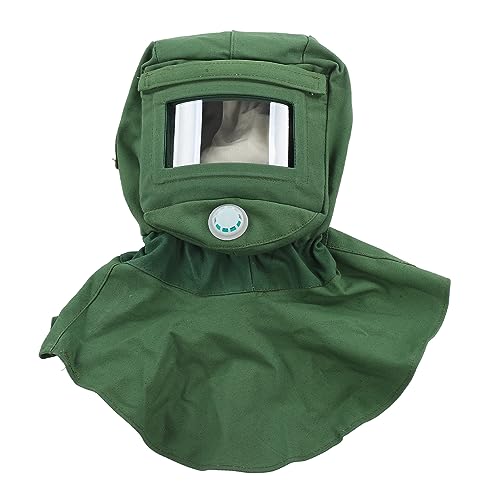 Sand Blasting Hood, Sand Blasting Hood, Shawl Sandblaster Mask Dust Protective Face Mask Face Vent, Safety Face
