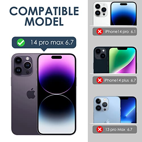 Jdhdl [2 Pack For Iphone 14 Pro Max Privacy Screen Protector (Not Glass), Anti-Spy Anti-Scratch Non-Breakable Flexible Soft Tpu Hydrogel Film Screen Protector For Iphone 14 Pro Max[Easy Installation] #TOP6