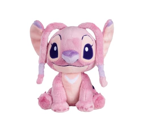 Simba Disney Lilo et Stitch Angel, Peluche, 25 cm, Doudou Doux, Convient dès Les Premiers Mois de Vie