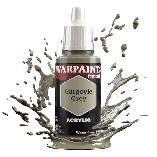 The Army Painter, Warpaints Fanatic Gargoyle Grey Single Acrylics Miniature Hobby Painting, Quality Paint for Miniature Wargaming