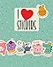 I Love Stickers: Blank sticker album for kids, girls, teens and adults