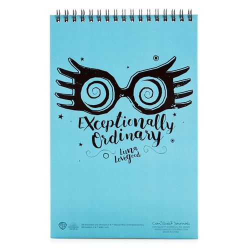 Bloc-notes Harry Potter à spirale Le Chicaneur avec feuilles lignées et stickers