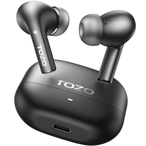 TOZO E2 Cuffie Bluetooth 5.3 con ORIGX Acustica ENC Chiamate