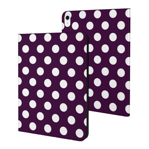 Coque iPad 11" 2025 fine à pois pour travailler au café