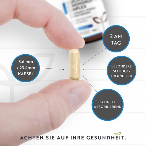 Glucosamin und Chondroitin Komplex mit Vitamin C, 180 Kapseln