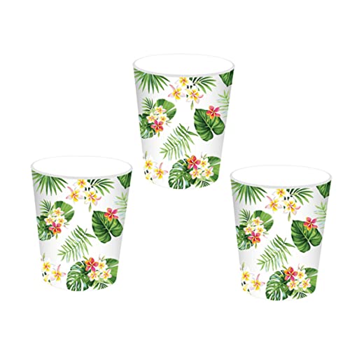NOLITOY 48 Peças De Copos De Papel Descartáveis ​​Luau Decorações De Festa Decorações Havaianas Copo