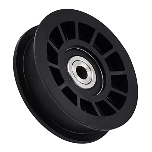 Flat Idler Pulley for AYP Craftsman Husqvarna Poulan 179114 532179114, Idler Pulley 179114 532179114 for Craftsman Husqvarna Lawn Mower LT1238 LT1538 LTH2042 YTH1848 YTKH1542 Replace 12644 280-934 - Thumbnail 5