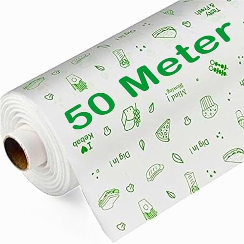 OFIXO 50 Meters Food Wrapping Paper Roll - Premium Non-Stick Butter Wrapping Paper. Food Wrapping Paper (B0CP25TMP6) Amazon Price History, Amazon Price Tracker