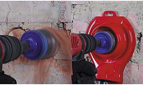 DrillDUSTER Absaughaube Staubabsaugung Deckel Bohren Bohrkrone Vakuumfixierung Zentrierer Professional Staubabsaugung Staubfänger