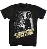 100% Cotton John Carpenter\'s Escape from New York Movie T-Shirt S Kurt Russell Snake Pliskin