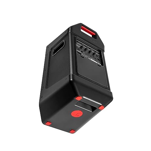 Teufel ROCKSTER AIR 2 - Duży zewnętrzny głośnik Bluetooth, Bateria do 58 godzin, Wymienna bateria, Funkcja power banku, Złącza instrumentów, DJ, Micro - Black