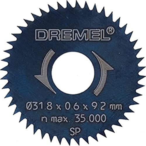 Dremel Lame Rip & Cross Cut 546, disque à tronçonner à 2 outils rotatifs pour couper le bois et le stratifié, diamètre de travail 31,8 mm, profondeur de...