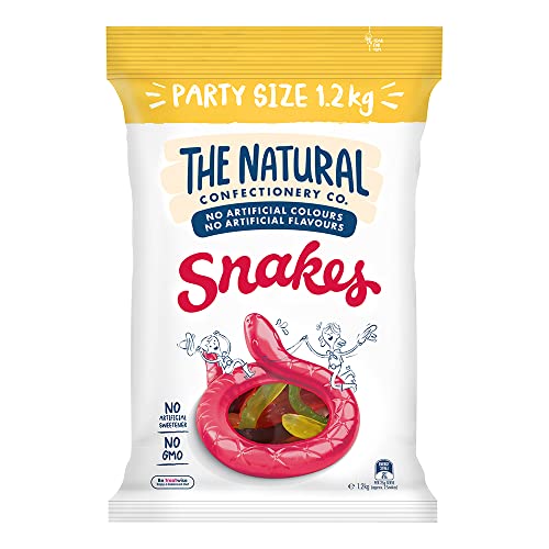 The Natural Confectionery Co Snakes Jumbo 1.2kg