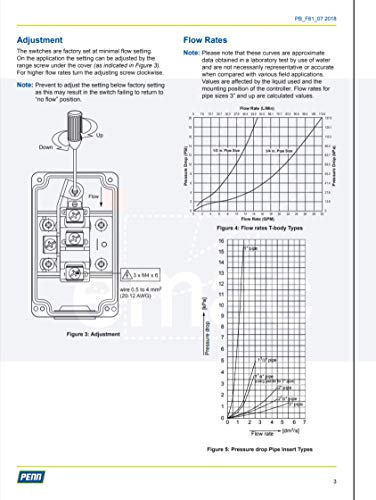 Interruptor de flujo Johnson Controls F61SB-9100 con conexión R1 3