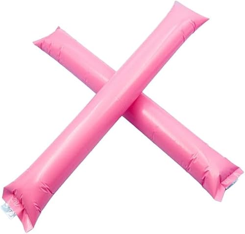 110 pz Confezione da 55 paia di applauditori gonfiabili rumorosi in plastica. Articoli di festa e animazione. Bastoncini cotillon, applauditori gonfiabili Rosa, applauditori gonfiabili (110, Rosa)
