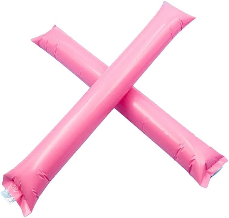 Pandiui23 110 PCS Pares de Aplaudidores Hinchables Ruidosos de Plástico Palos Cotillón para Fiesta Fútbol