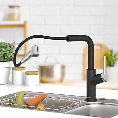 Grifo Cocina Extraible Negro Biixklo Cover