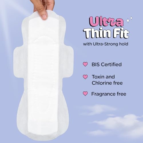 Image of Pee Safe Comfort Ultra Thin Sanitary Pads For Women | XXL | 30 Pads - Pack of 3 | Rash Free Periods | Cottony Soft Sanitary Napkins For Ultra Comfort | Dual Wings | Toxin Free