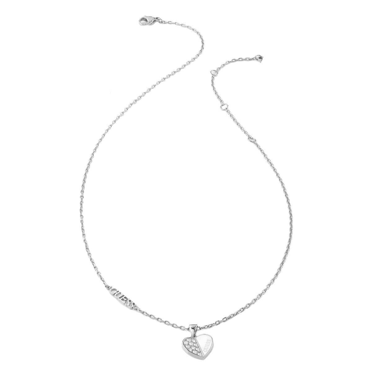 GUESS Colar Necklace JUBN03035JWRHT-U Brand, one size, Metal, No Gemstone