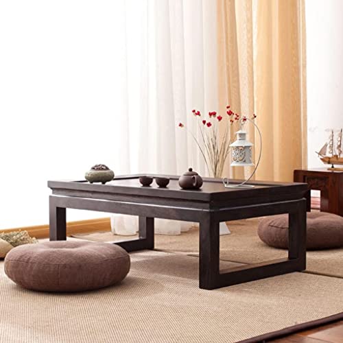 Table basse à thé japonaise en bois table d'autel basse