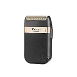 Afeitadora de afeitar para hombre, resistente al agua, inalámbrica, recargable, eléctrica, afeitadora de precisión para barba, afeitadora de doble hoja lavable, sin cable y recargable por USB Afeitadora de afeitar para hombre, resistente al agua, inalámbrica, recargable, eléctrica, afeitadora de precisión para barba, afeitadora de doble hoja lavable, sin cable y recargable por USB