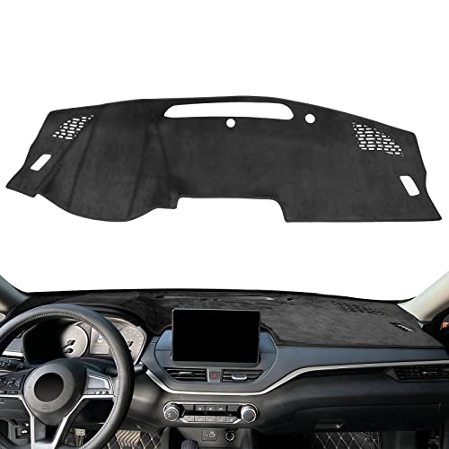 CZCGYDY Dashboard Cover for Nissan Altima 2025 2024 2023 2022 2021 2020 2019, Custom Fit Flannel Dash Cover Mat,Nonslip Car Dashboard Protector Pad,Anti-Glare & Anti-Reflection,Easy to Install