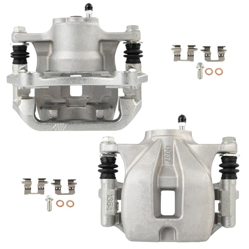 Image of SCITOO - Rear Disc Brake Calipers Assembly w /Bracket For Toyota For Highlander 2008 2009 2010 2011 2012 2013 19B3351 19B3350