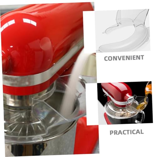 Protector de salpicaduras para mezcladora con cabezal inclinable en cocina 4