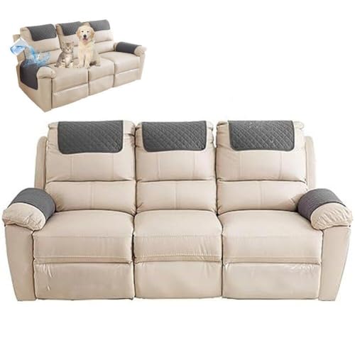 Funda para reposabrazos de sofá impermeable y protector de sillón reclinable 2