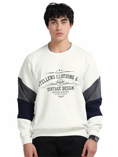 Image of STELLERS Men Oversized Sweatshirt | Premium Cotton | Feather Touch Feel | Sustainable