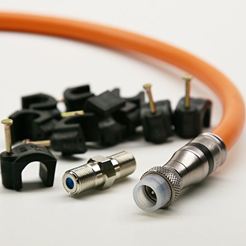 Rg11 cable with weather boot f connectors - tri-shield undergroun…