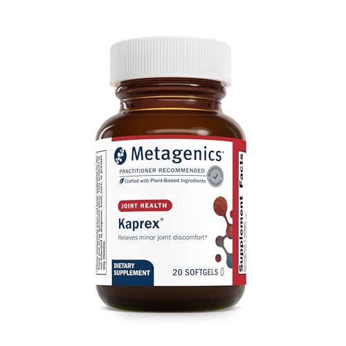 Metagenics Kaprex - Plant-Based Joint Support Supplement* - with Hops, Rosemary & Olive Leaf Extracts for Joint Comfort & Mobility* - Non-GMO, Gluten-Free, Clinically Tested - 60 Softgels