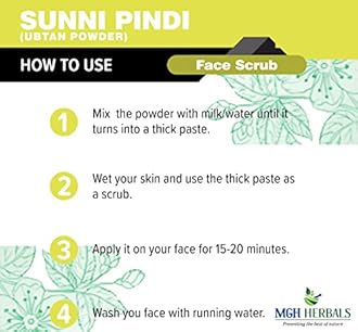 The Forest Herbs Natural Care From Nature Sunnipindi Herbal Bath Powder Ubtan Body Scrub Face Pack - Tan Removal - Ancient Ayurvedic Healing - Enriched With Herbs 200 G (Pack Of 1) )