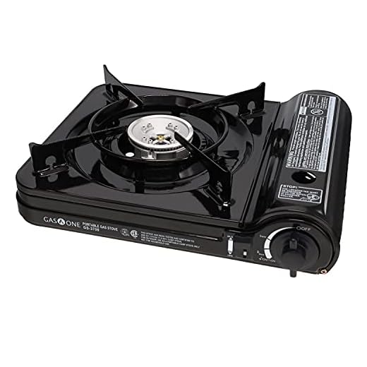GAS ONE NEW 10,000 BTU CSA List Portable Butane Gas Stove with Carrying Case CSA Listed