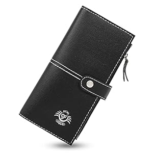 Golden Friut PU Leather Wallet for Women Black