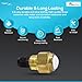 MARINE CITY Brass Drain LED Light Underwater Durable & Corrosion-Resistant, Easy Installation, for Marines, Boats, Yachts, Pool Lights