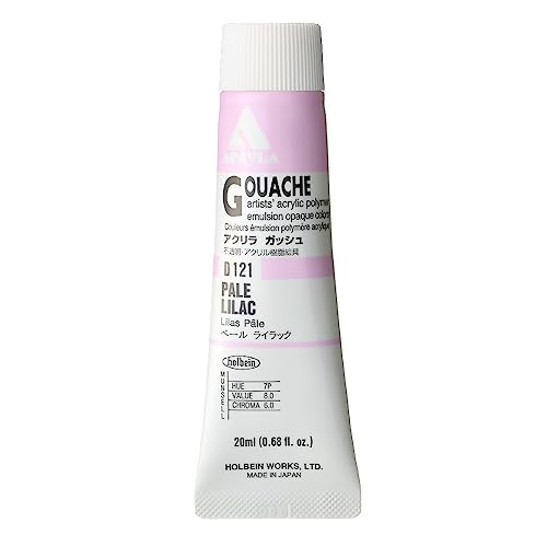 Holbein acrylic La gouache Pale lilac D121 20ml (6 Nos.)