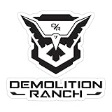 (3 PCs/Pack) Stickers Ranch Demolition 3x4 Inch Vinyl Waterproof Decals for Wall Laptop Bike Car...