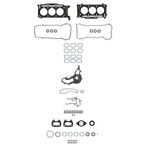 DRiV Fel-Pro Engine Cylinder Head Gasket Set - HS 26541 PT - Designed for Imperfect Sealing Surfaces - Proprietary & Anti-Friction Coating Seals - Steel Core