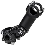 SATORI 1-1/8' x 25.4mm x 120mm Dual Adjustment STEM Bike Bicycle Riser Extension Duo Adjustable for Road Bike MTB