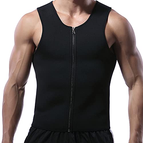 Traje de sauna para hombre de alta compresión y faja reductora de cintura abdominal 7